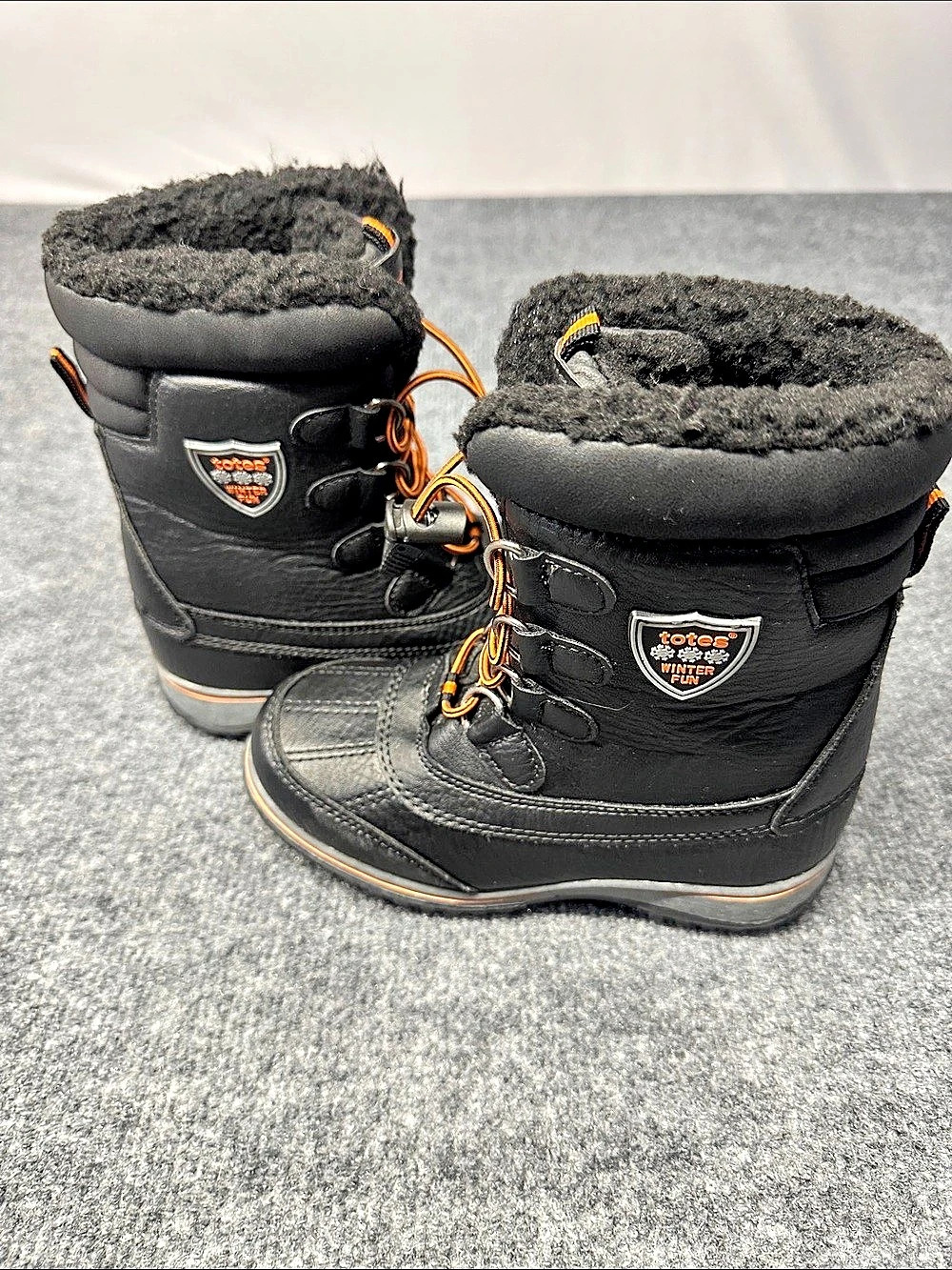Weatherproof Blaine Black boys Size 13M Winter Boots